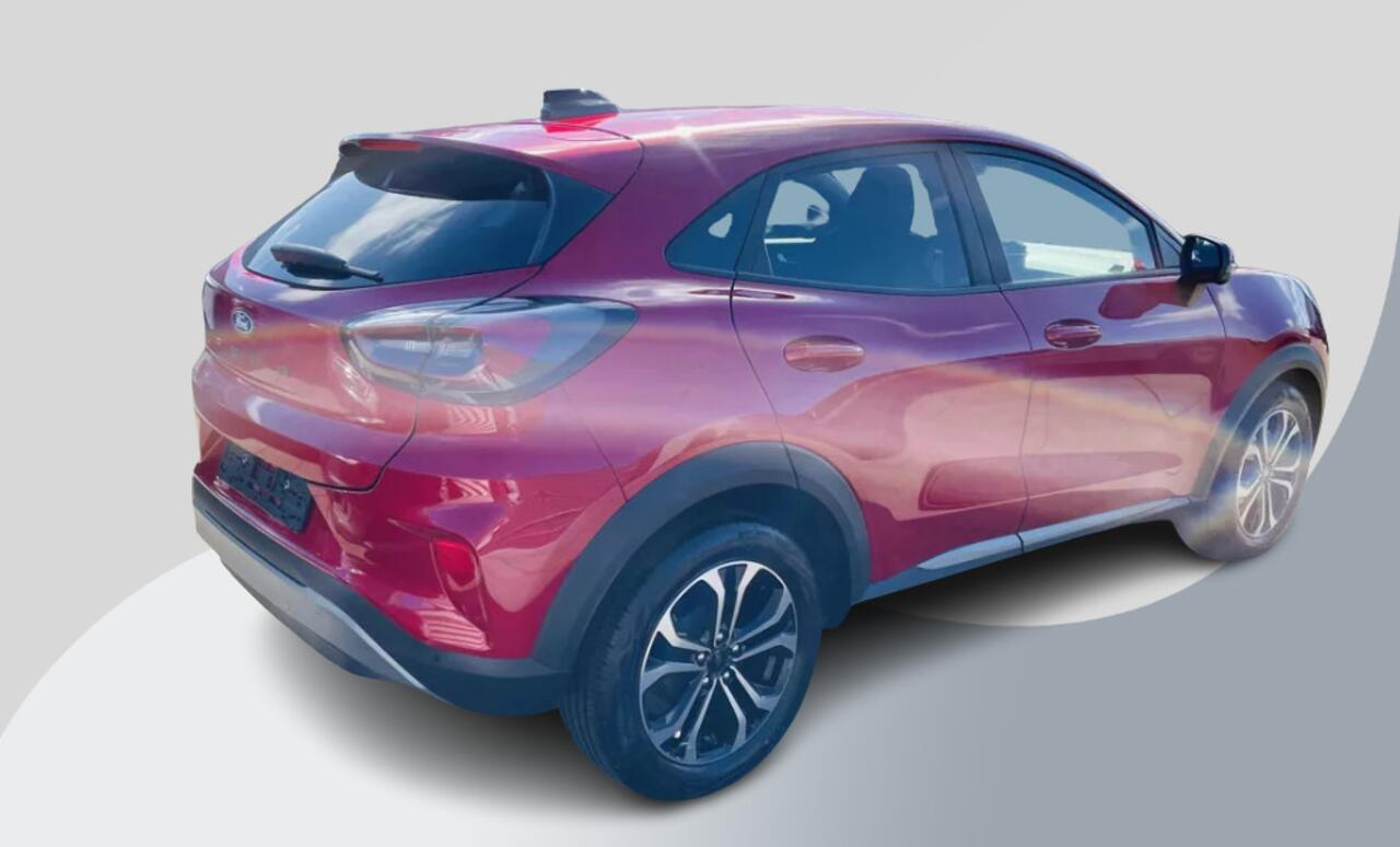 Ford PUMA 1.0 EcoBoost Hybrid Titanium 125pk Nieuw Model! | Fantastic Red | Achteruitrijcamera | Navigatie | Metaal lak | Nieuw te bestellen!