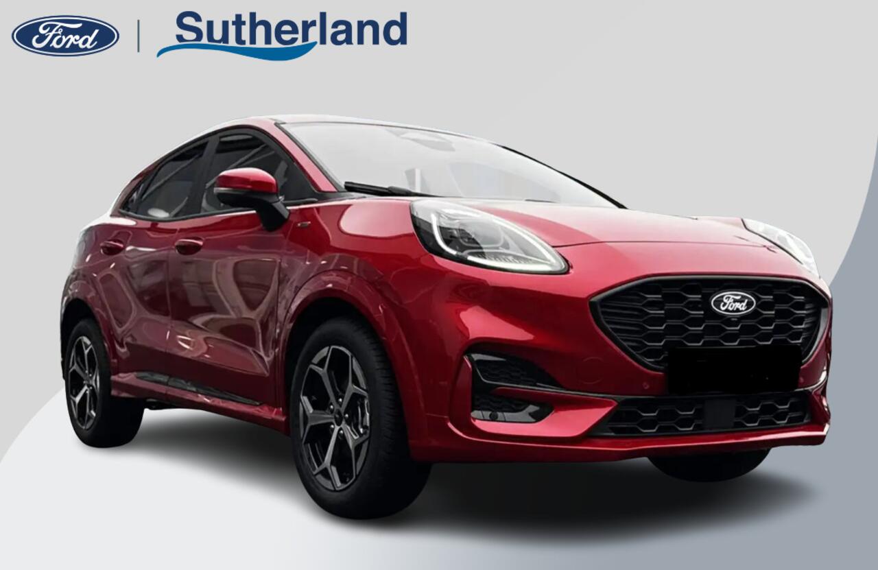 Ford PUMA 1.0 EcoBoost Hybrid ST-Line 125pk Automaat | Nieuw Model | Fantastic Red | Achteruitrijcamera | Navigatie | Draadloze Carplay, Android auto | Nieuw te Bestellen