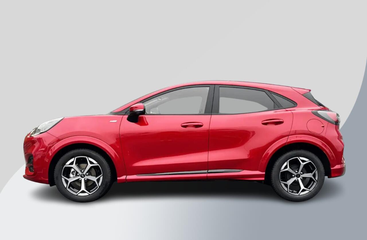 Ford PUMA 1.0 EcoBoost Hybrid ST-Line 125pk Automaat | Nieuw Model | Fantastic Red | Achteruitrijcamera | Navigatie | Draadloze Carplay, Android auto | Nieuw te Bestellen