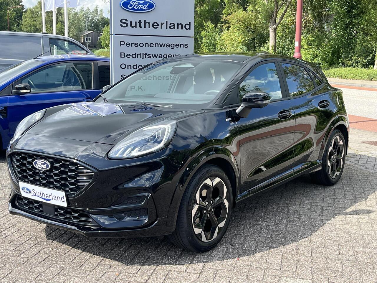Ford PUMA 1.0 EcoBoost Hybrid ST-Line X 125pk | Afneembare trekhaak | Adaptive cruise control | 360graden camera | Winter Pack | Dodehoekdetectie | Half Leder | Bang&Olufsen audio