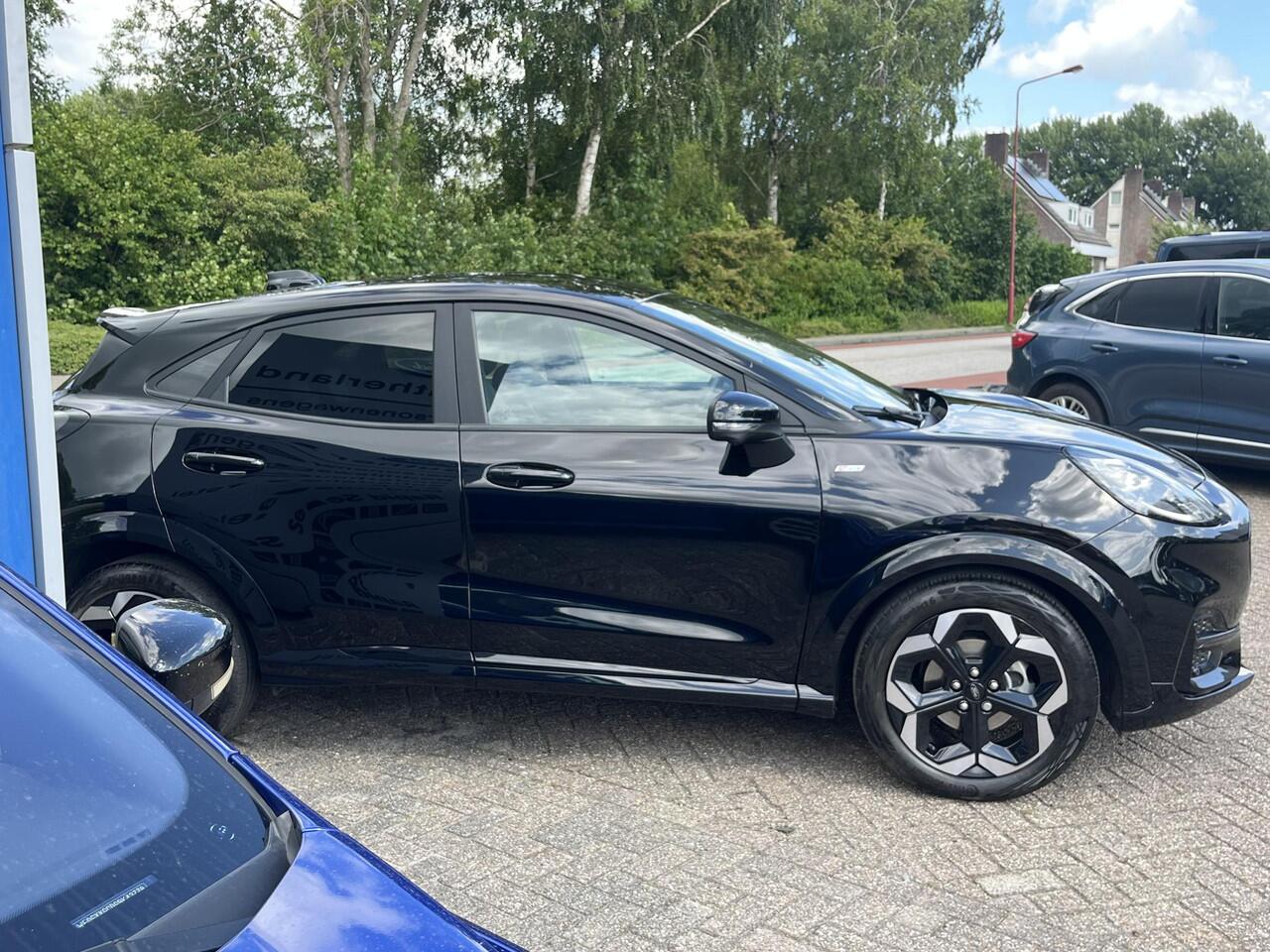 Ford PUMA 1.0 EcoBoost Hybrid ST-Line X 125pk | Afneembare trekhaak | Adaptive cruise control | 360graden camera | Winter Pack | Dodehoekdetectie | Half Leder | Bang&Olufsen audio
