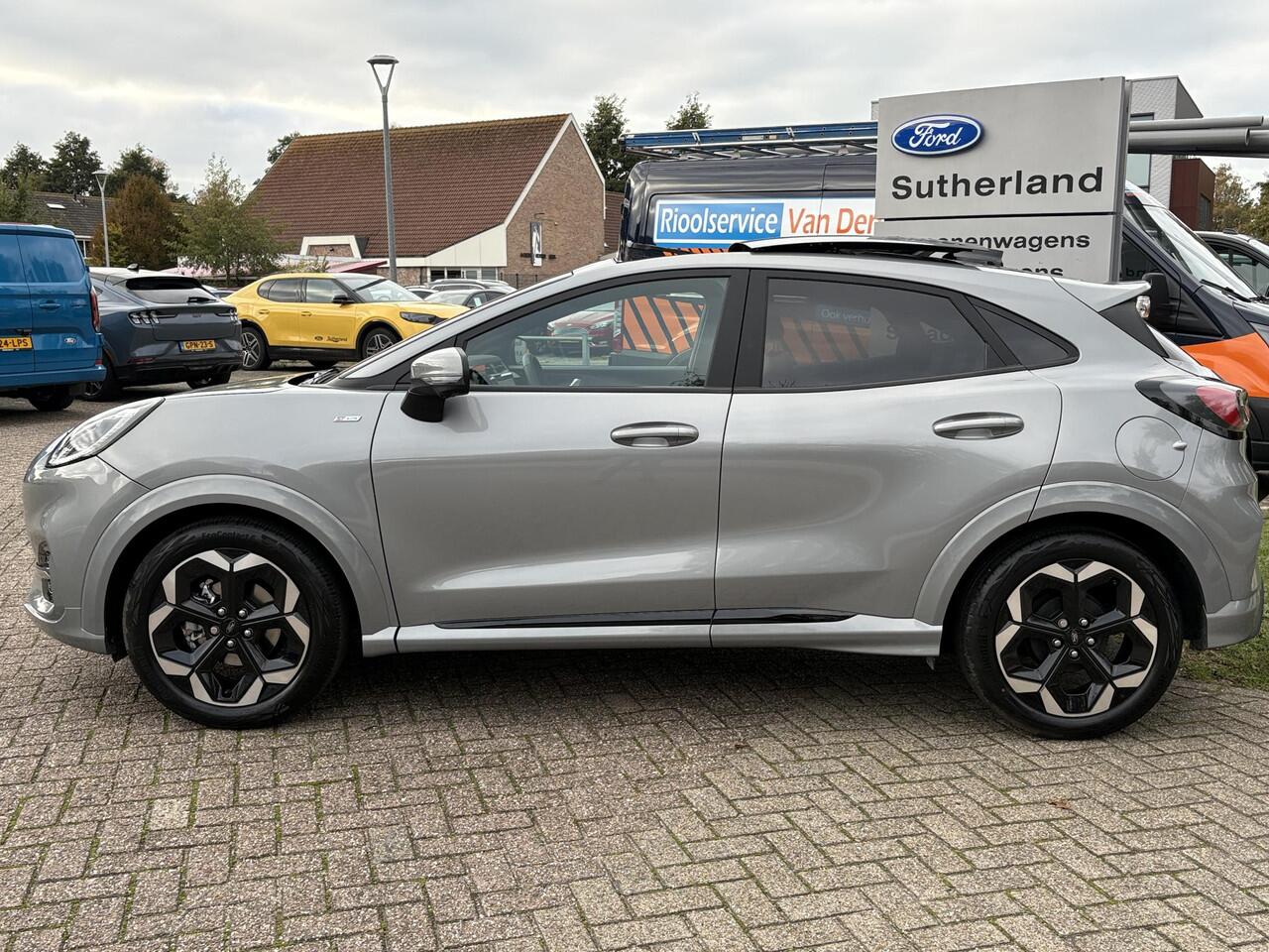 Ford PUMA 1.0 EcoBoost Hybrid ST-Line X 155pk Automaat | Panoramadak | Afneembare trekhaak | Winter Pack | Adaptive cruise control | 360 graden camera | Bang&Olufsen | Elektrsiche achterklep | Matrix LED