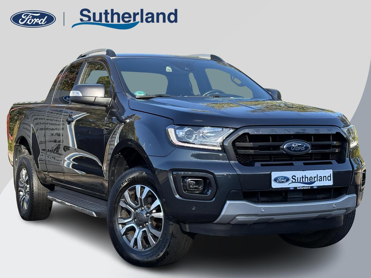 Ford RANGER 2.0 EcoBlue Wildtrak Supercab | Staat bij Schadehersteller | 213pk Automaat | Trekhaak | Adaptieve Cruise | 3.500kg Trekgewicht | Achteruitrijcamera | Rollertop | Dealer onderhouden
