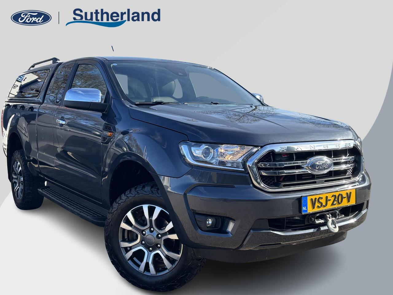 Ford RANGER 2.0 EcoBlue XLT Super Cab | SCI | 170pk | Automaat | Trekhaak | Hardtop Laadruimte | Achteruitrijcamera | 3.500kg Trekgewicht | Stoelverwarming | Dealer onderhouden