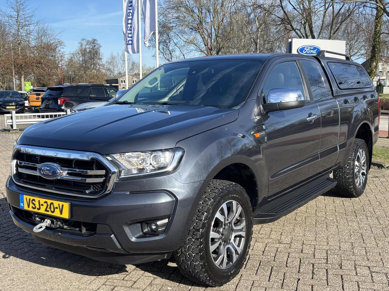 Ford RANGER 2.0 EcoBlue XLT Super Cab | SCI | 170pk | Automaat | Trekhaak | Hardtop Laadruimte | Achteruitrijcamera | 3.500kg Trekgewicht | Stoelverwarming | Dealer onderhouden
