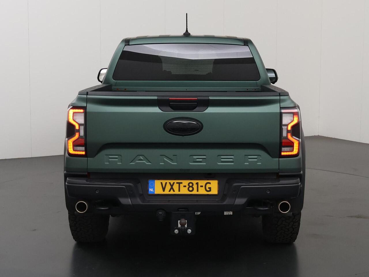 Ford RANGER 3.0 ECOBOOST | AUT. | DOUBLE CAB | RAPTOR | WRAP DARK GREEN MET. | LEDEREN BEKLKEDING | FOX SCHOKDEMPERS | 360° CAMERA | TREKHAAK | ADAPTIVE CRUISE CONTROL | APPLE CARPLAY | LED KOPLAMPEN | R MODUS | BAJA MODUS