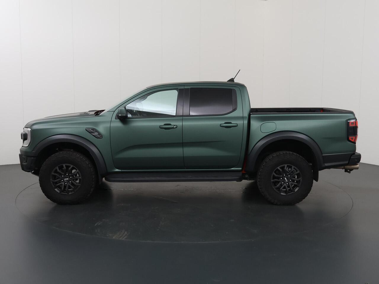Ford RANGER 3.0 ECOBOOST | AUT. | DOUBLE CAB | RAPTOR | WRAP DARK GREEN MET. | LEDEREN BEKLKEDING | FOX SCHOKDEMPERS | 360° CAMERA | TREKHAAK | ADAPTIVE CRUISE CONTROL | APPLE CARPLAY | LED KOPLAMPEN | R MODUS | BAJA MODUS