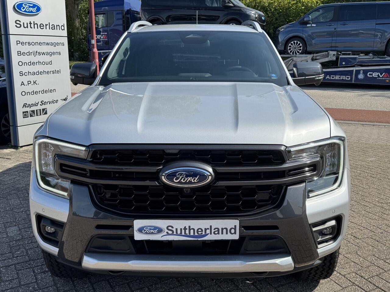 Ford RANGER 3.0 V6 Wildtrak Double Cab EcoBlue | SCI |241pk!! | 2-zits| BPM vrij | Rollertop | Trekhaak | Technology Pack | Uniek in Nederland | Verlengde fabrieksgarantie tot 03-2028