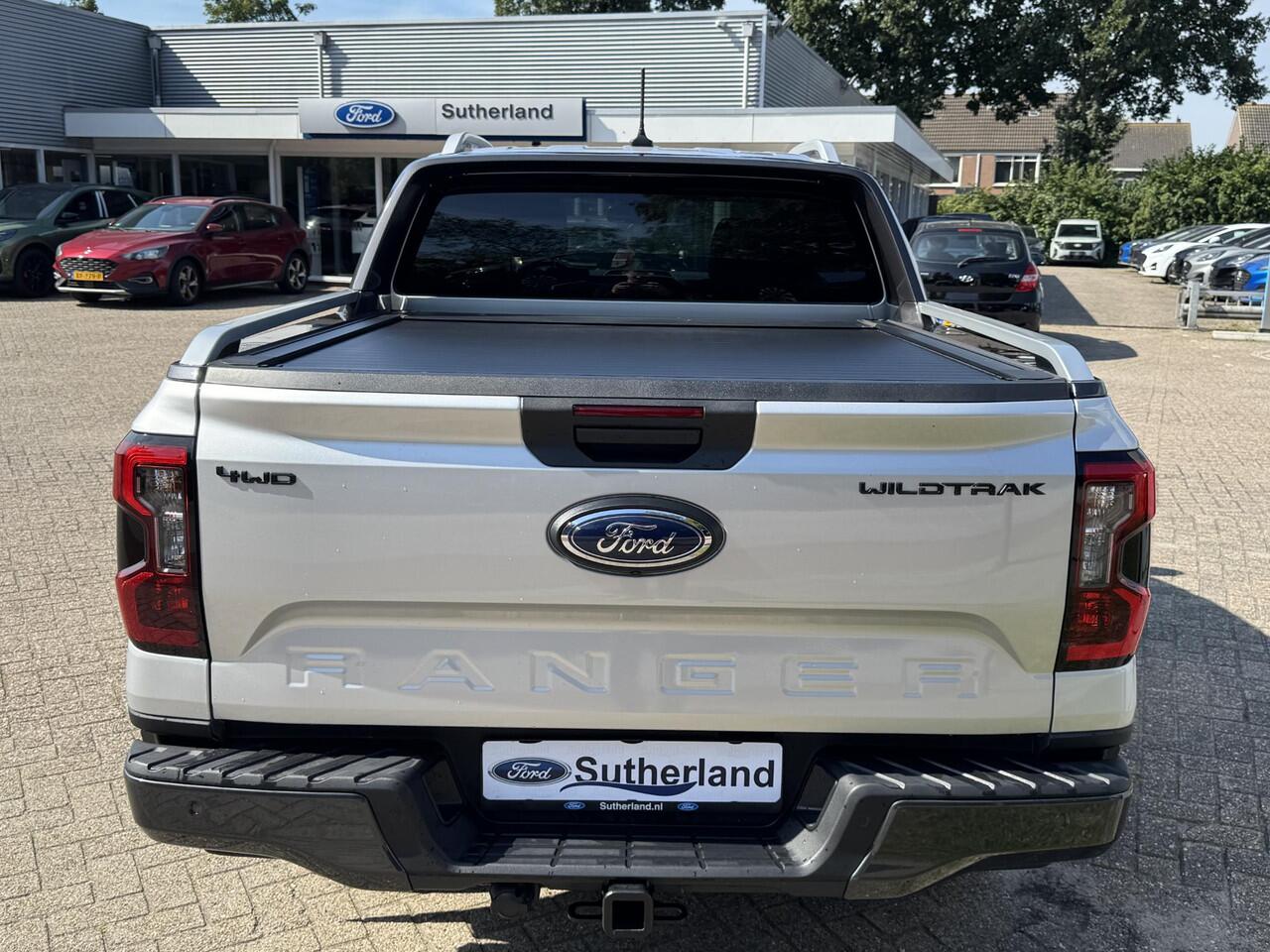 Ford RANGER 3.0 V6 Wildtrak Double Cab EcoBlue | SCI |241pk!! | 2-zits| BPM vrij | Rollertop | Trekhaak | Technology Pack | Uniek in Nederland | Verlengde fabrieksgarantie tot 03-2028