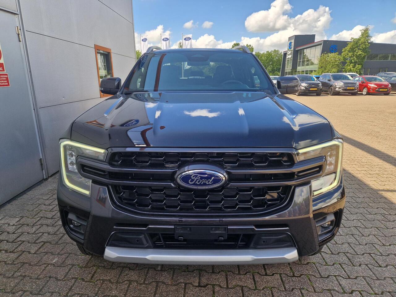 Ford RANGER DoubleCab Wildtrak 2.3 PHEV 278pk 10traps automaat | 0,99% Rente Actie! | Ford Voorraad! | Agate Black, Wildtrak bekleding, Cargo Area Pack, Single Phase Charge Cord XL, Technology pack plus trailer