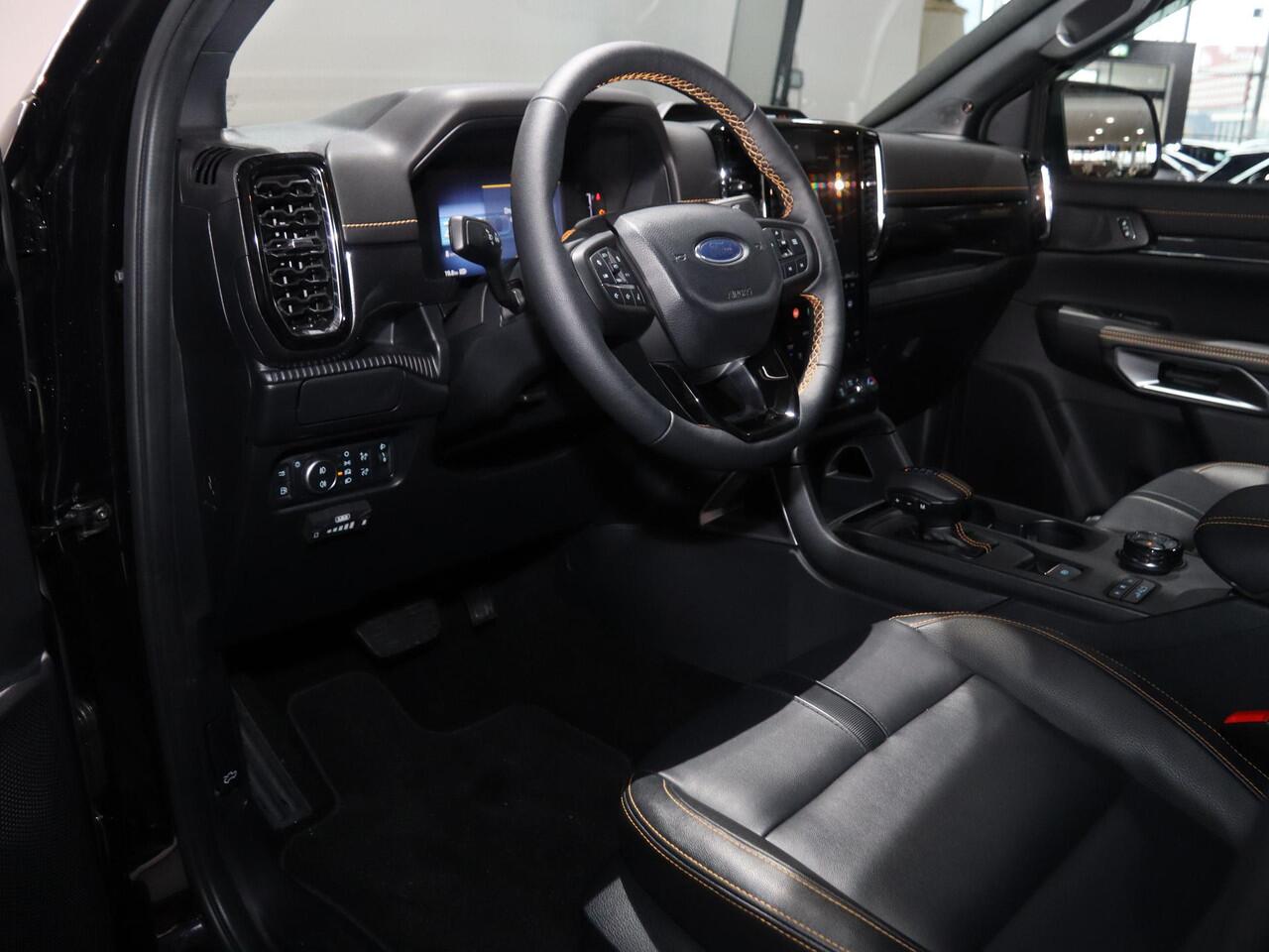 Ford RANGER WILDTRAK | DAKAR EDITITON | 2.3 PHEV | 279 PK | 5-ZITS | 20" TOMASON LICHTMETAAL | ARB LED LIGHTS | 360 CAMERA | 3500 KG TREKHAAK AFNEEMBAAR | ADAPTIVE CRUISE | BLIND-SPOT | STOELVERWARMING | LEDER | LED | PLUG IN HYBRIDE | METALLIC