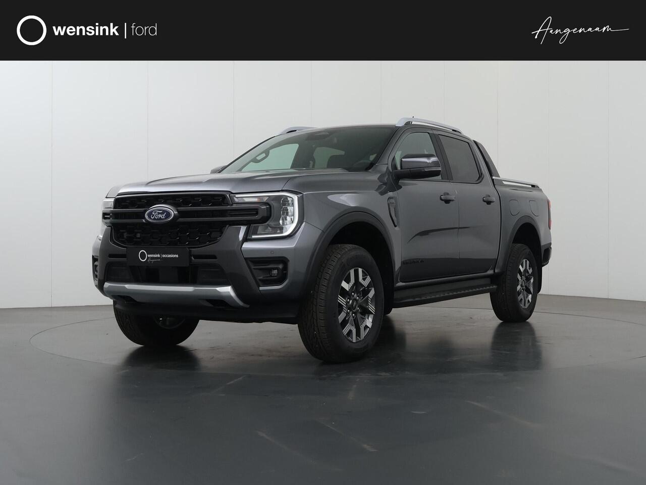 Ford RANGER WILDTRAK | DOUBLE CAB | 2.5 PHEV | HYBRID | 279 PK | 5-ZITS | 360 CAMERA | 3500 KG TREKHAAK AFNEEMBAAR | ADAPTIVE CRUISE | BLIND-SPOT | STOELVERWARMING | LEDER | LED | PLUG IN HYBRIDE | METALLIC