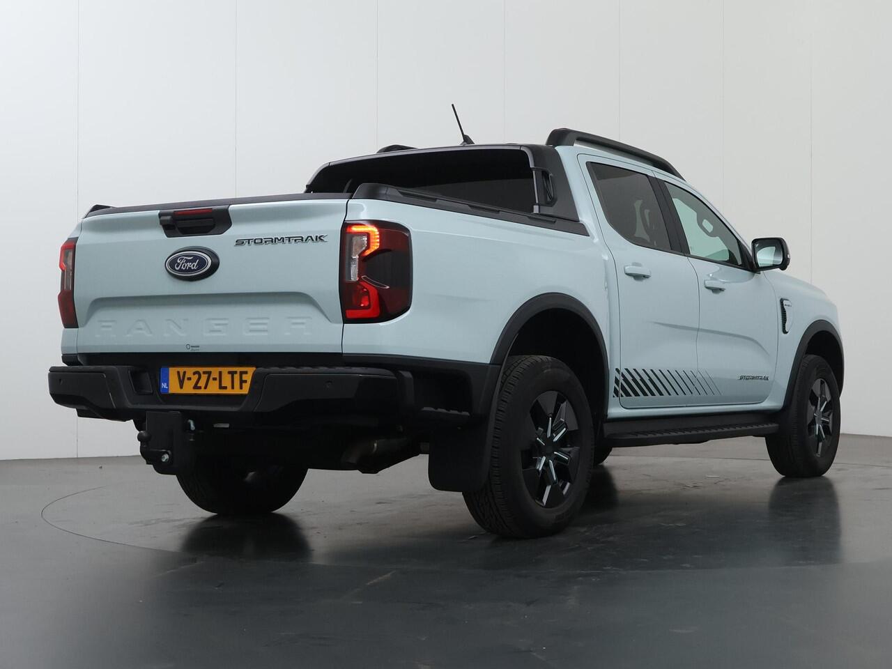 Ford RANGER Stormtrak 2.3 PHEV | 279 PK | DOUBLE CAB | NL AUTO | PRO POWER ONBOARD 2.3 kWh | 360 CAMERA | 3500 KG TREKHAAK | ADAPTIEVE CRUISE | LEREN BEKLEDING | NAVIGATIE | STOELVERWARMING | STUURWIELVERWARMING | ELEKRISCHE ROLLER-TOP