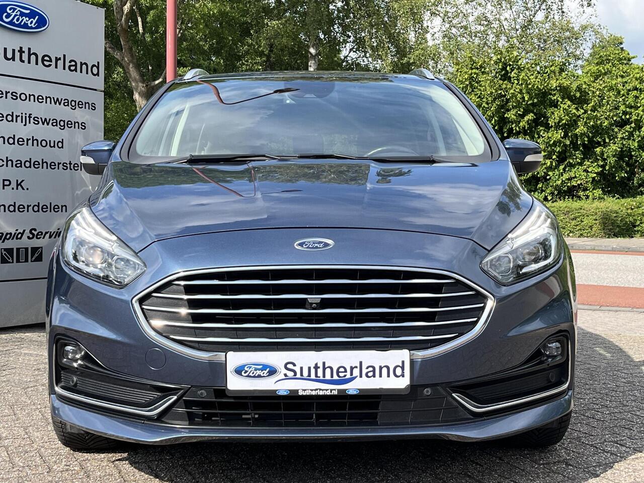 Ford S-MAX 2.5 FHEV Titanium 190pk | 7 Persoons | Winterpack | Adaptieve Cruise | Full LED | Elek. Achterklep | Achteruitrijcamera | SONY SYNC 3 Navigatie
