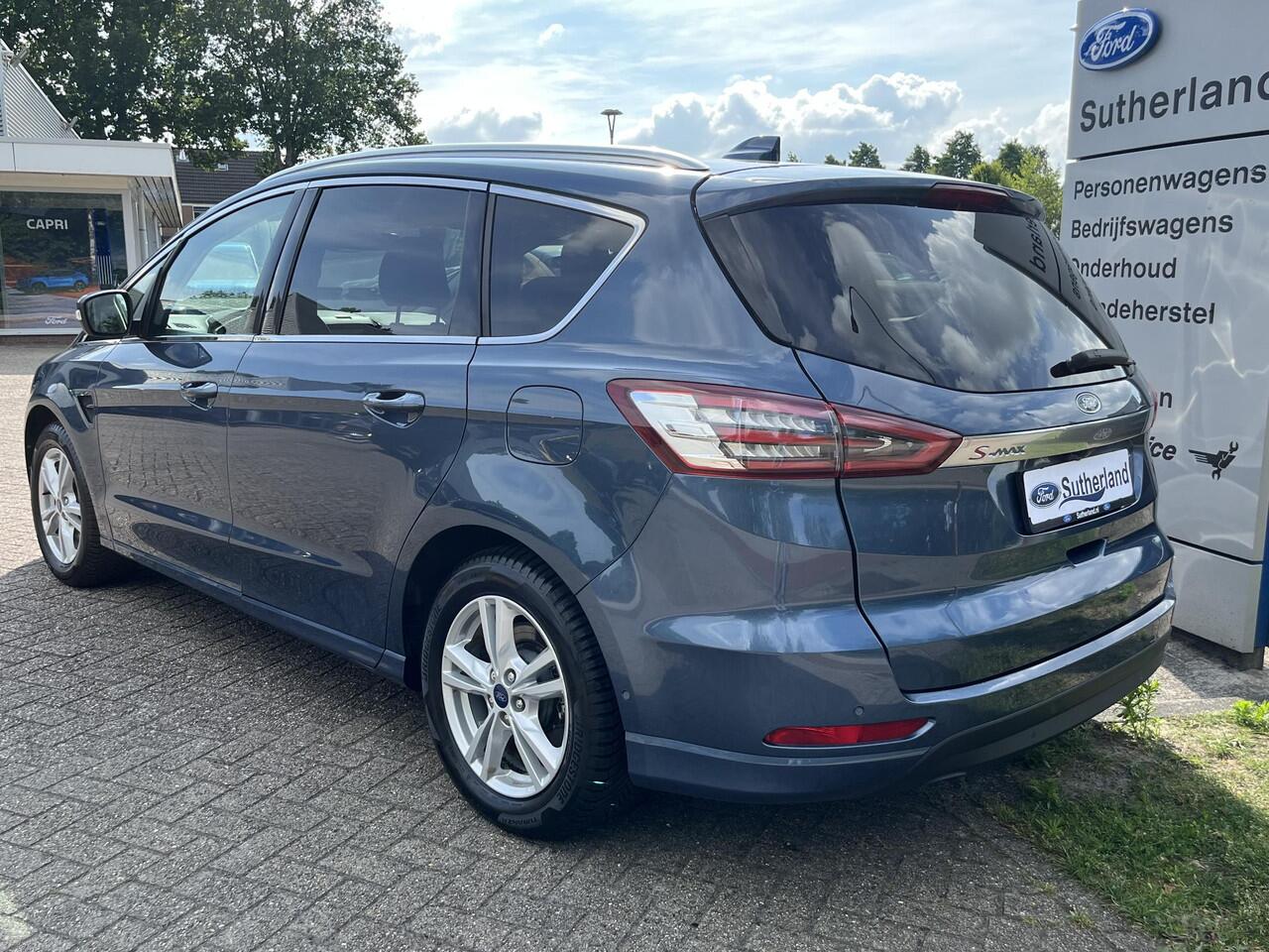 Ford S-MAX 2.5 FHEV Titanium 190pk | 7 Persoons | Winterpack | Adaptieve Cruise | Full LED | Elek. Achterklep | Achteruitrijcamera | SONY SYNC 3 Navigatie
