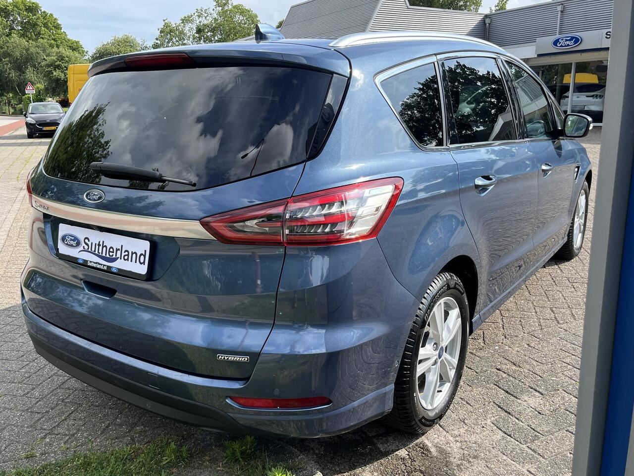 Ford S-MAX 2.5 FHEV Titanium 190pk | 7 Persoons | Winterpack | Adaptieve Cruise | Full LED | Elek. Achterklep | Achteruitrijcamera | SONY SYNC 3 Navigatie