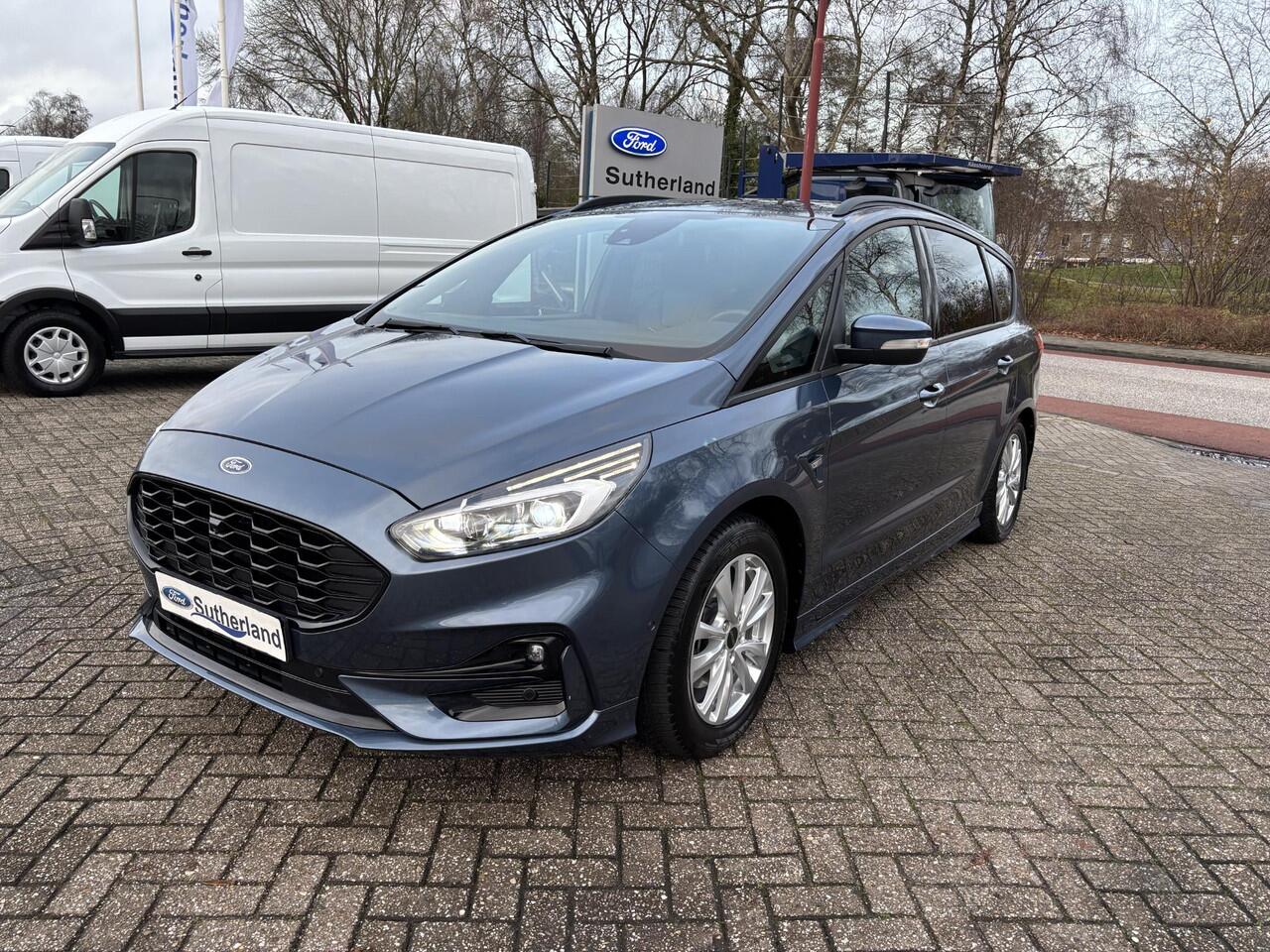 Ford S-MAX 2.5 FHEV ST-Line Hybride Automaat 190pk | Adaptieve Cruise | SONY Audio | Dode hoeksensoren | Full LED Koplampen | Elektrische Achterklep