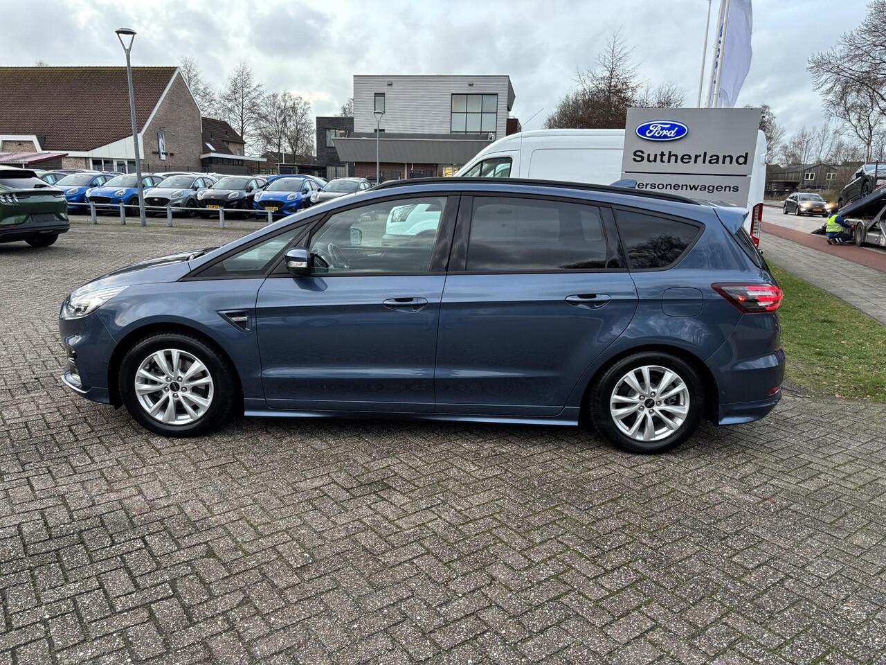 Ford S-MAX 2.5 FHEV ST-Line Hybride Automaat 190pk | Adaptieve Cruise | SONY Audio | Dode hoeksensoren | Full LED Koplampen | Elektrische Achterklep