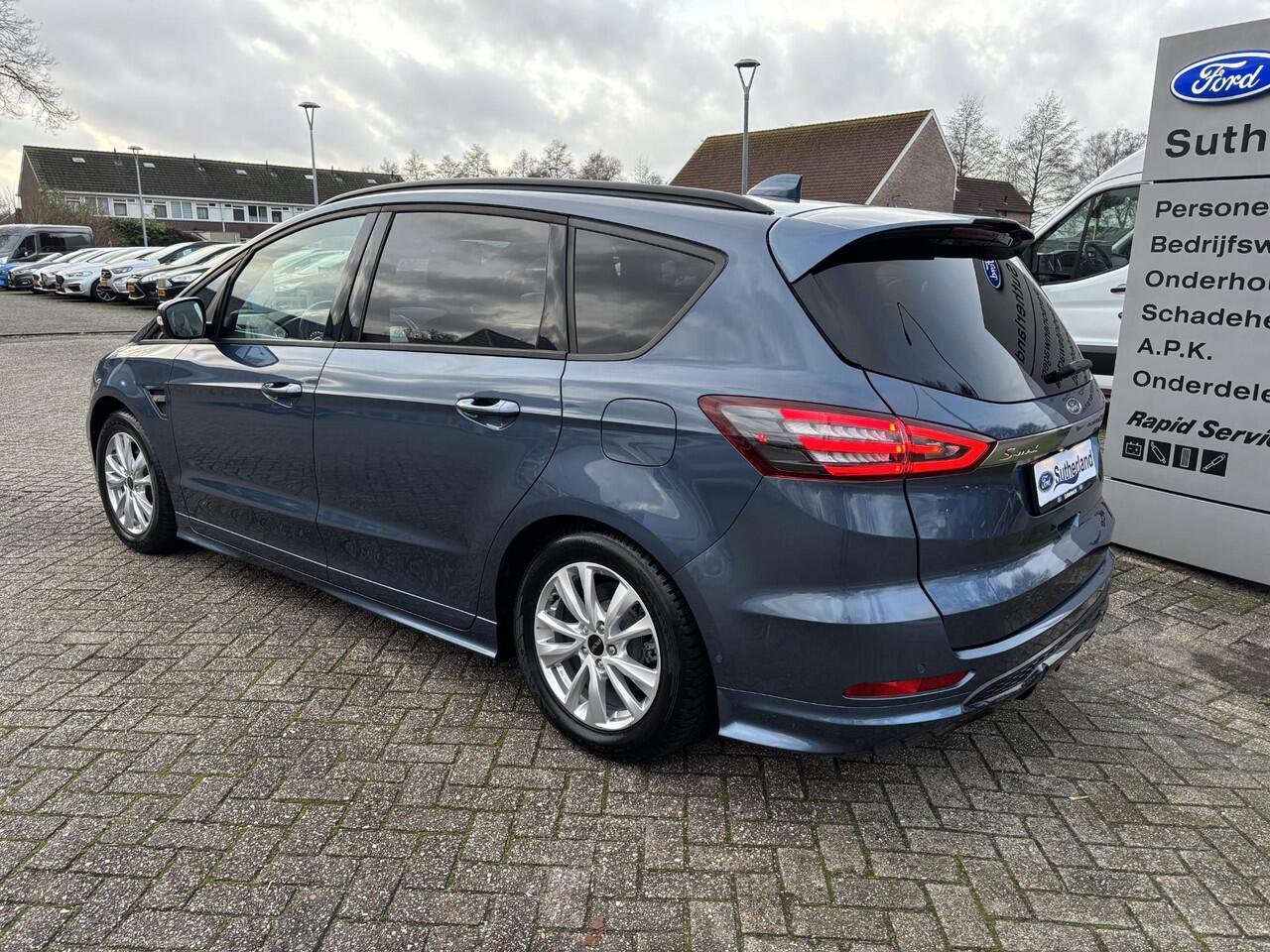 Ford S-MAX 2.5 FHEV ST-Line Hybride Automaat 190pk | Adaptieve Cruise | SONY Audio | Dode hoeksensoren | Full LED Koplampen | Elektrische Achterklep