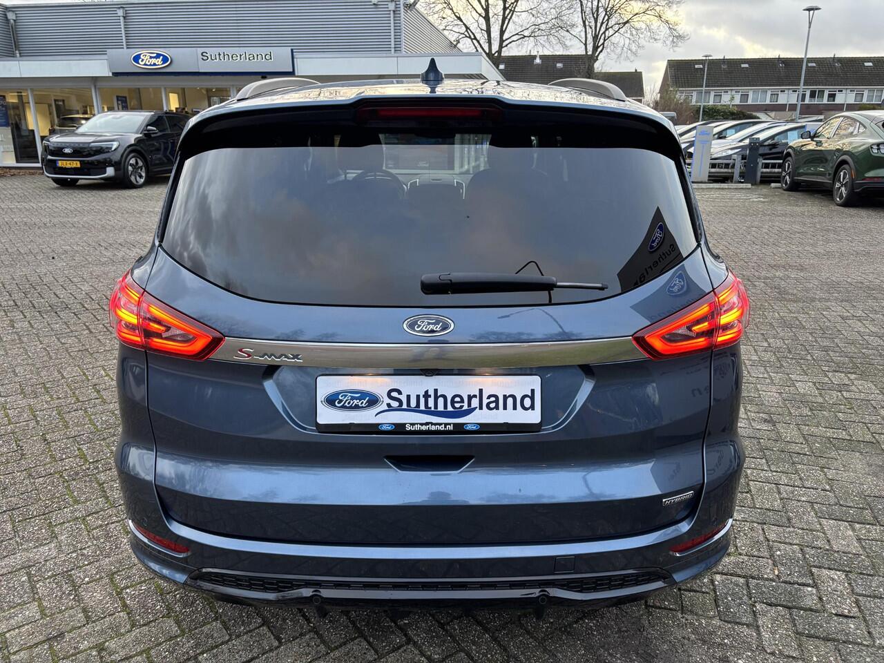 Ford S-MAX 2.5 FHEV ST-Line Hybride Automaat 190pk | Adaptieve Cruise | SONY Audio | Dode hoeksensoren | Full LED Koplampen | Elektrische Achterklep