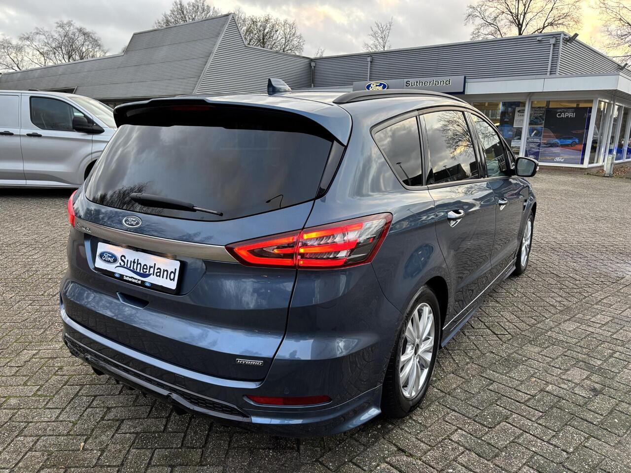 Ford S-MAX 2.5 FHEV ST-Line Hybride Automaat 190pk | Adaptieve Cruise | SONY Audio | Dode hoeksensoren | Full LED Koplampen | Elektrische Achterklep