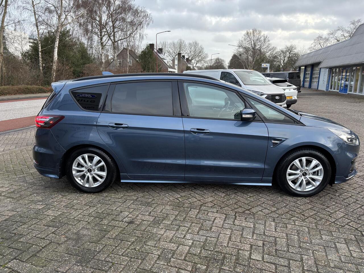 Ford S-MAX 2.5 FHEV ST-Line Hybride Automaat 190pk | Adaptieve Cruise | SONY Audio | Dode hoeksensoren | Full LED Koplampen | Elektrische Achterklep