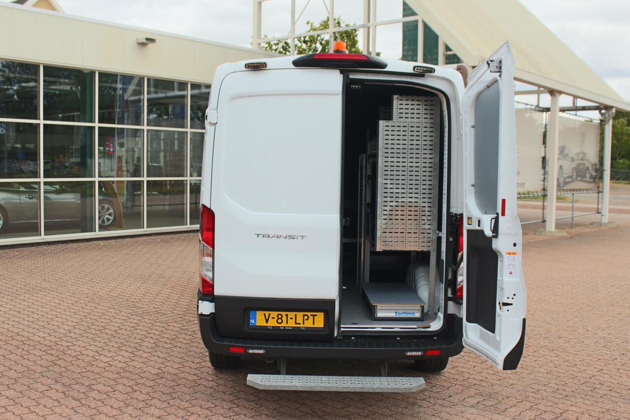 Ford TRANSIT 350 2.0 TDCI L2H2 Trend SORTIMO, Navigatie, Camera, Flits verlichting, Powerstation 3500W, Standkachel motor en interieur