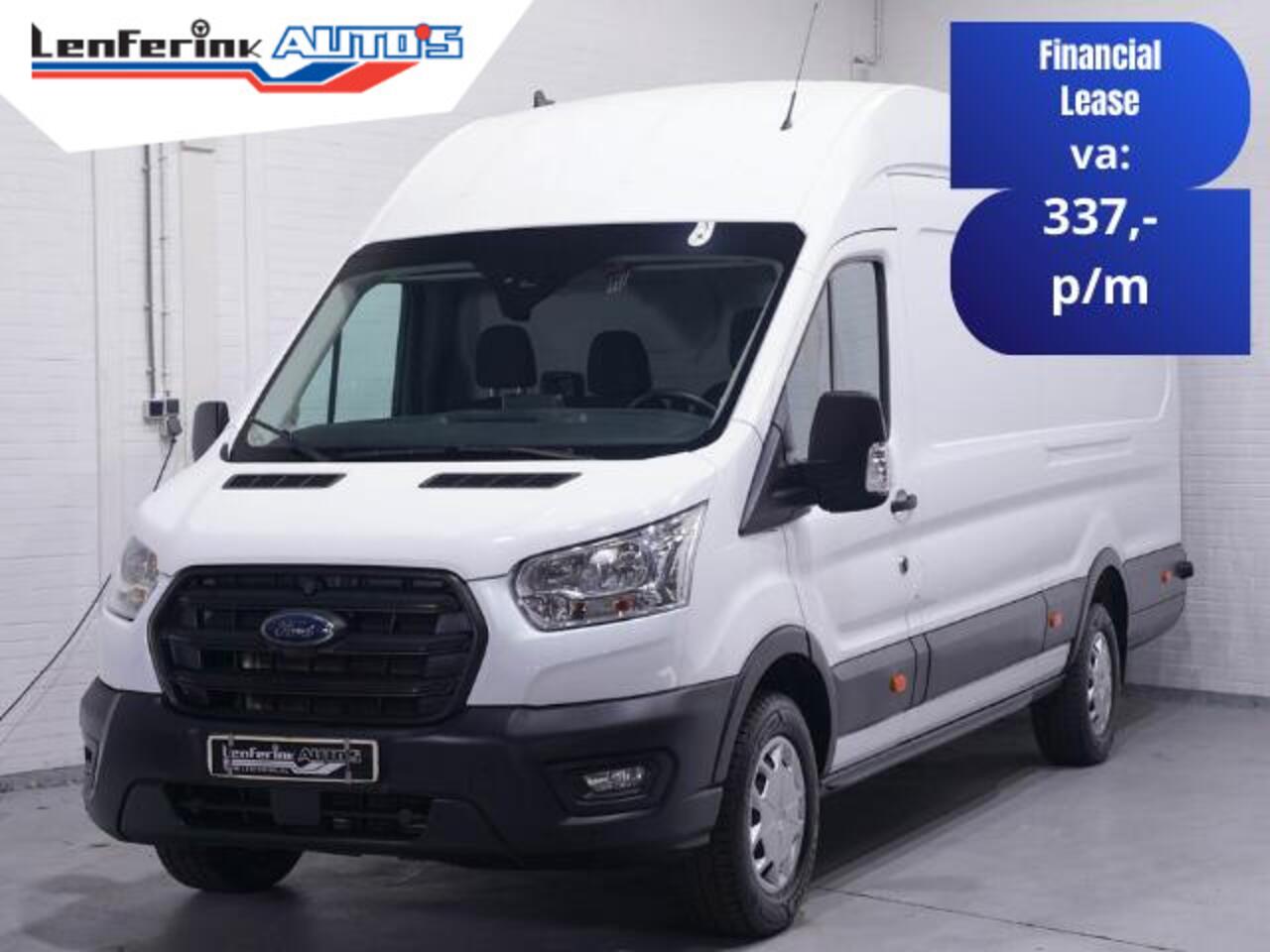 Ford TRANSIT 2.0 TDCI 130 pk L4H3 Navi, Camera 270 Graden Deuren, Laadruimte Pakket, Cruise Control, PDC V+A, 3-Zits
