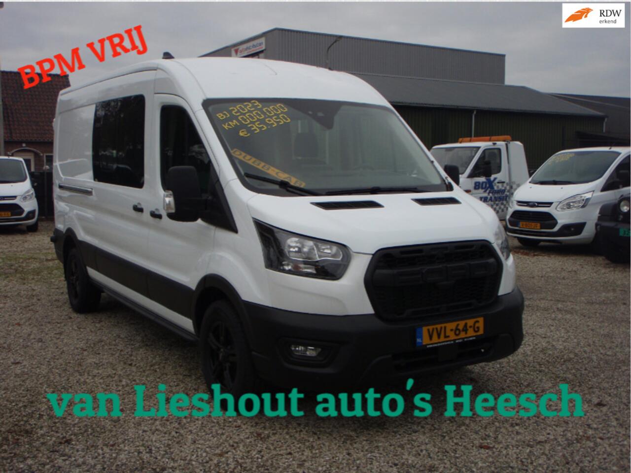 Ford TRANSIT 350L Trekhaak Dubbele Cabine groot scherm navi bj 23