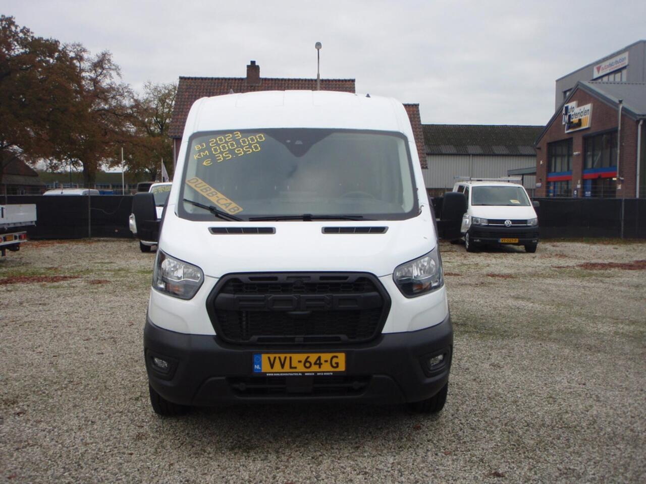 Ford TRANSIT 350L Trekhaak Dubbele Cabine groot scherm navi bj 23
