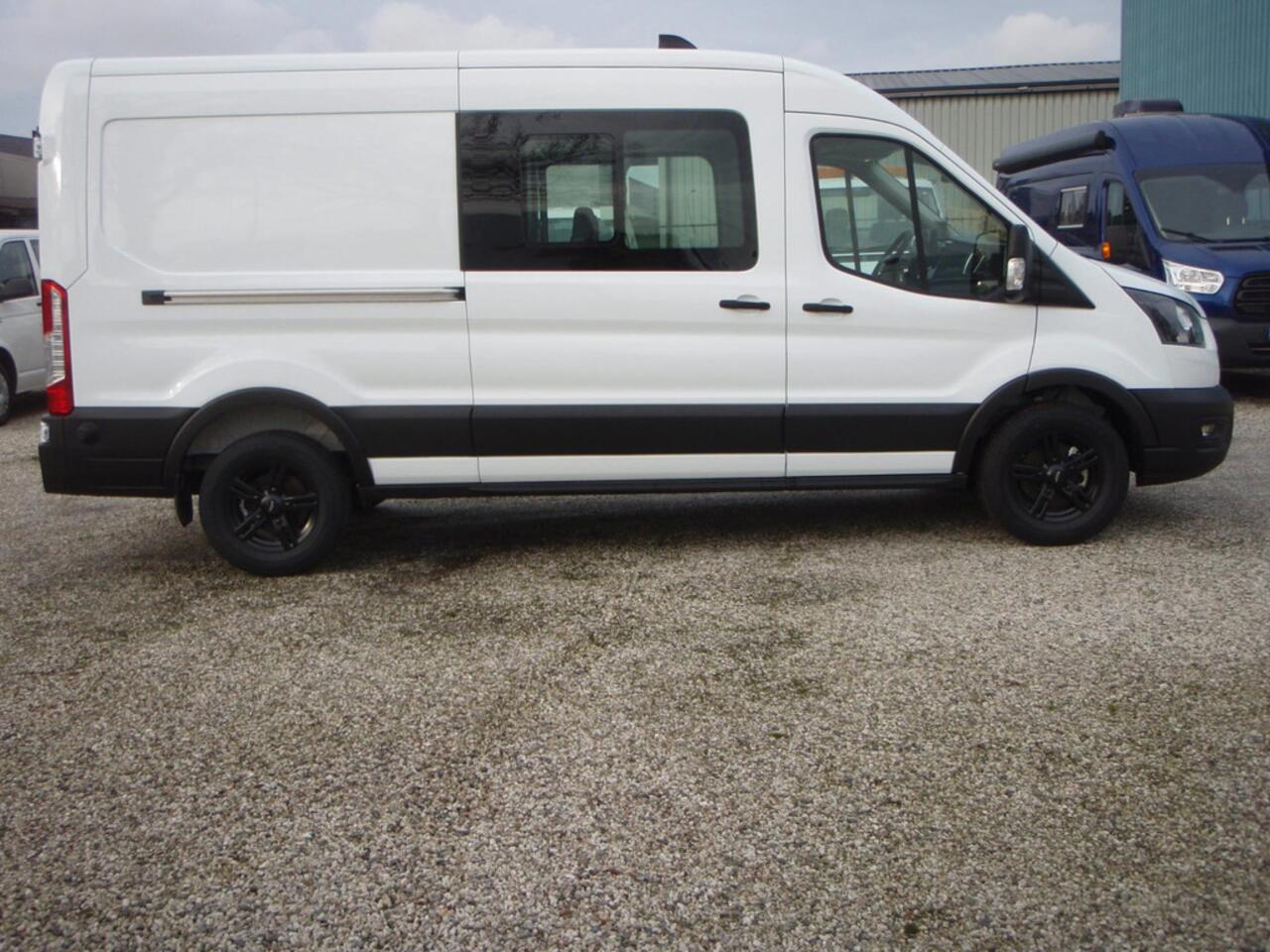 Ford TRANSIT 350L Trekhaak Dubbele Cabine groot scherm navi bj 23