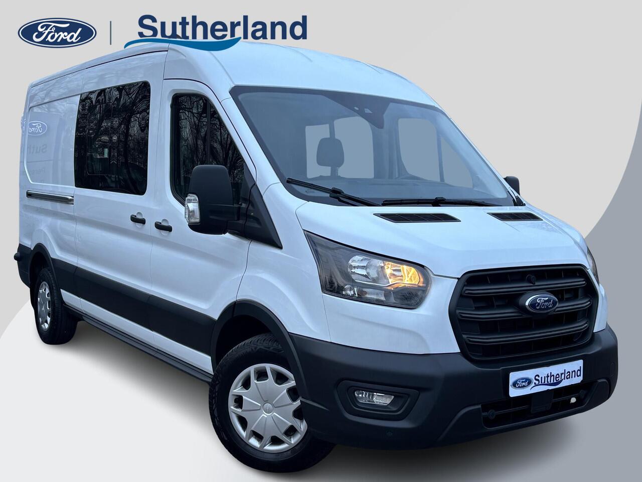 Ford TRANSIT 350 2.0 TDCI L3H2 DC | Dubbele Cabine | Trend | SCI | 6 persoons | 170pk | Airco | Trekhaak