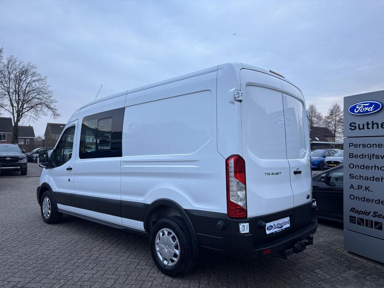Ford TRANSIT 350 2.0 TDCI L3H2 DC | Dubbele Cabine | Trend | SCI | 6 persoons | 170pk | Airco | Trekhaak