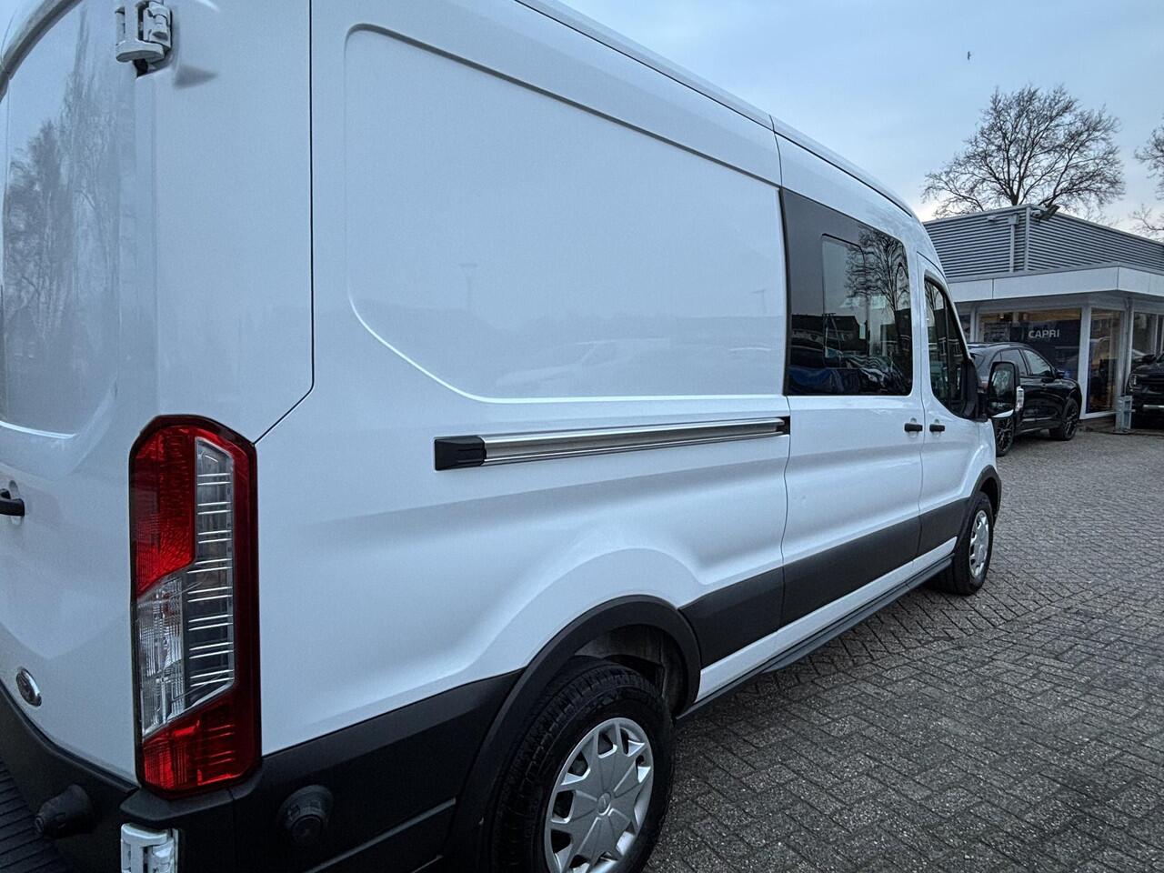 Ford TRANSIT 350 2.0 TDCI L3H2 DC | Dubbele Cabine | Trend | SCI | 6 persoons | 170pk | Airco | Trekhaak