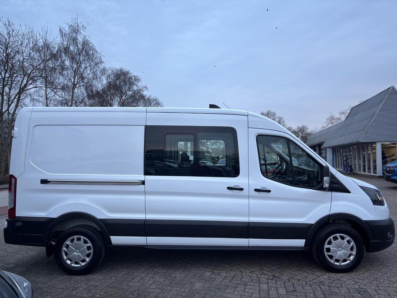 Ford TRANSIT 350 2.0 TDCI L3H2 DC | Dubbele Cabine | Trend | SCI | 6 persoons | 170pk | Airco | Trekhaak