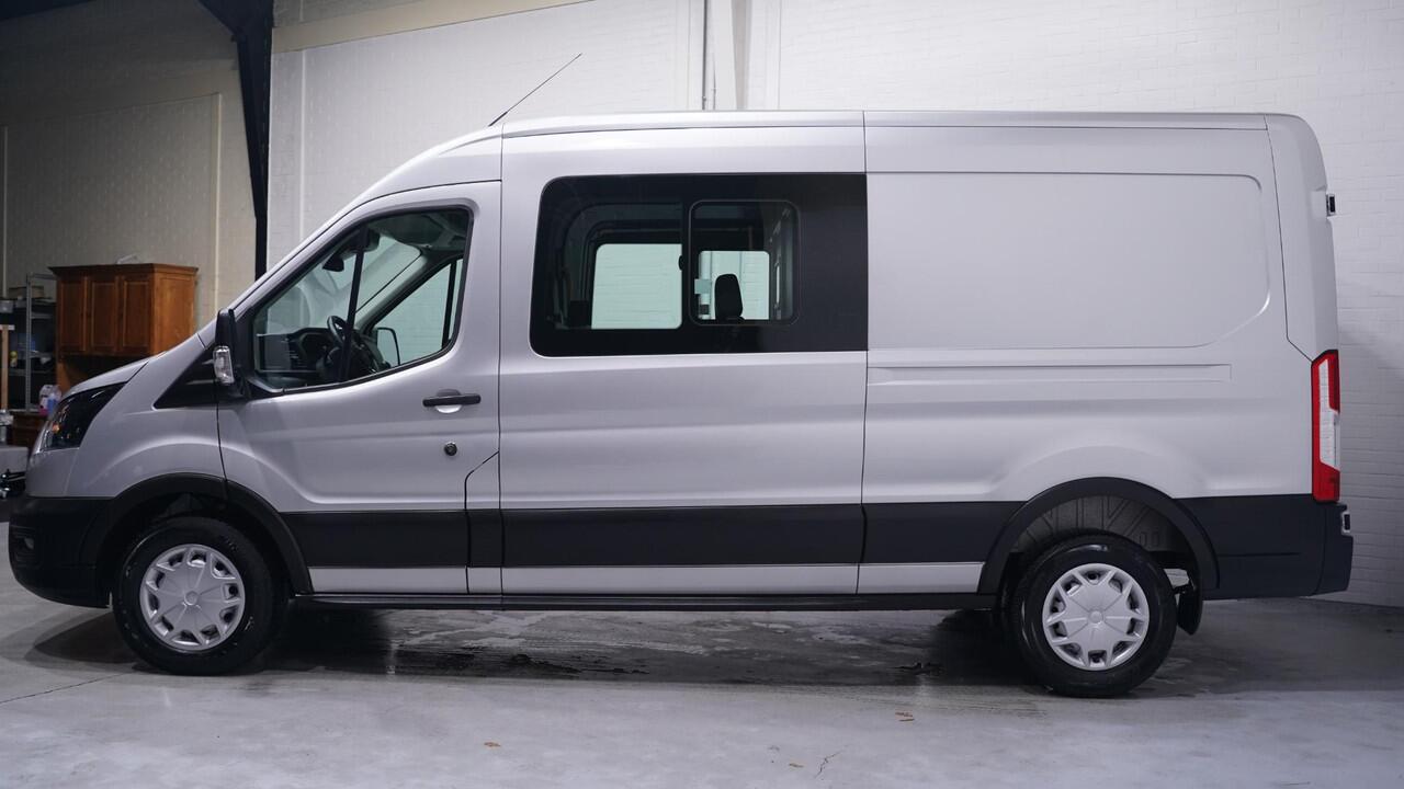 Ford TRANSIT 2.0 TDCi 130 pk L3H2 Dubbel Cabine Airco Camera, Trekhaak, PDC V+A, 6-Zits