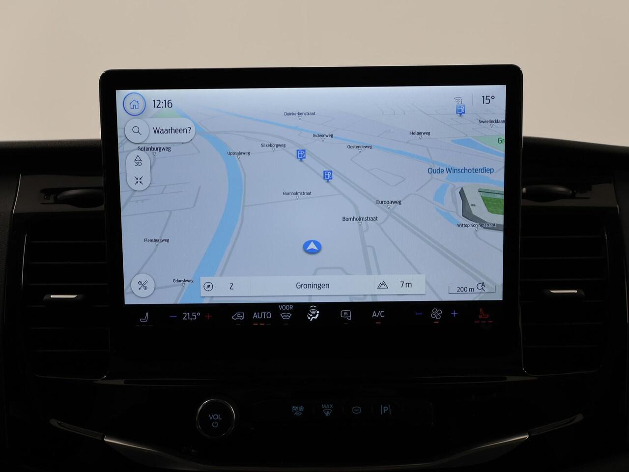 Ford TRANSIT 350 2.0 TDCI L3 H2 Trend | Navigatie | Stoelverwarming | Trekhaak 2500 KG AHW | Airco | 3-Zits | NIEUW | Carplay - Android Auto | Laadruimte Pakket | Cruise Control | Multifuntioneel Stuurwiel