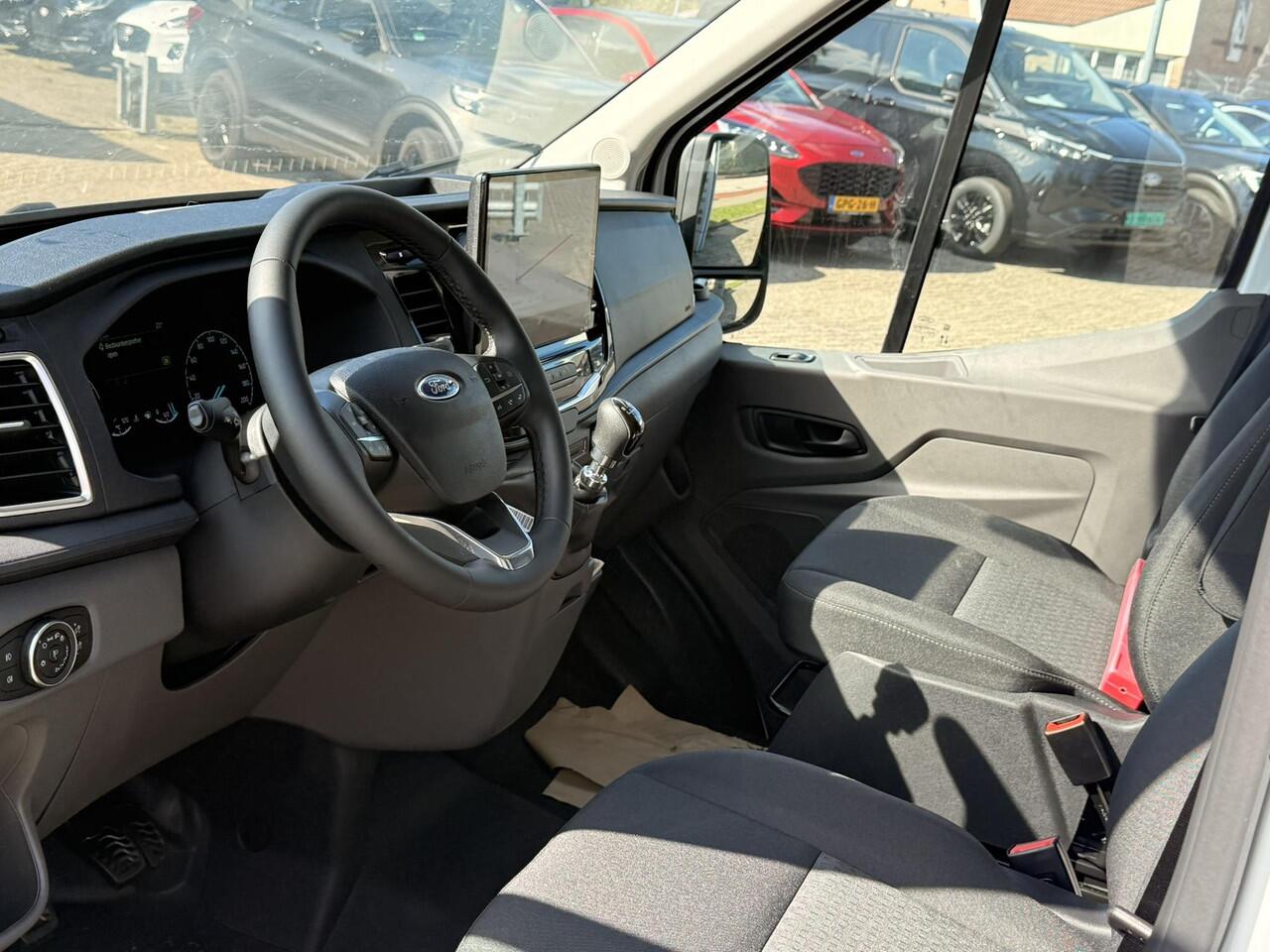 Ford TRANSIT 350 2.0 TDCI L4H3 Trend RWD | SCI | 130pk | Navigatiesysteem SYNC4 | Stoelverwarming | Elektrisch inklapbare buitenspiegels | Elektrisch verstelbare bestuurdersstoel | Passagiersairbag | Allweather banden | Laadruimte beschermingspakket | 150 watt/230V a