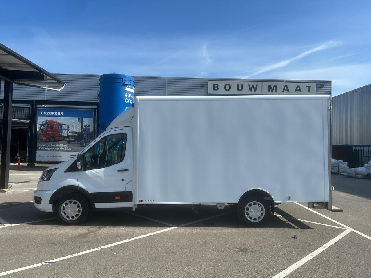 Ford TRANSIT 350 2.0 TDCI L4H1 Trend Skeletal | Uit voorraad leverbaar | Gesloten Bak met Deuren | Kenteken 2024 | Bluetooth | Cruise Control | Voorruitverwarming | Laadvermogen 1303 KG | Sync4 |