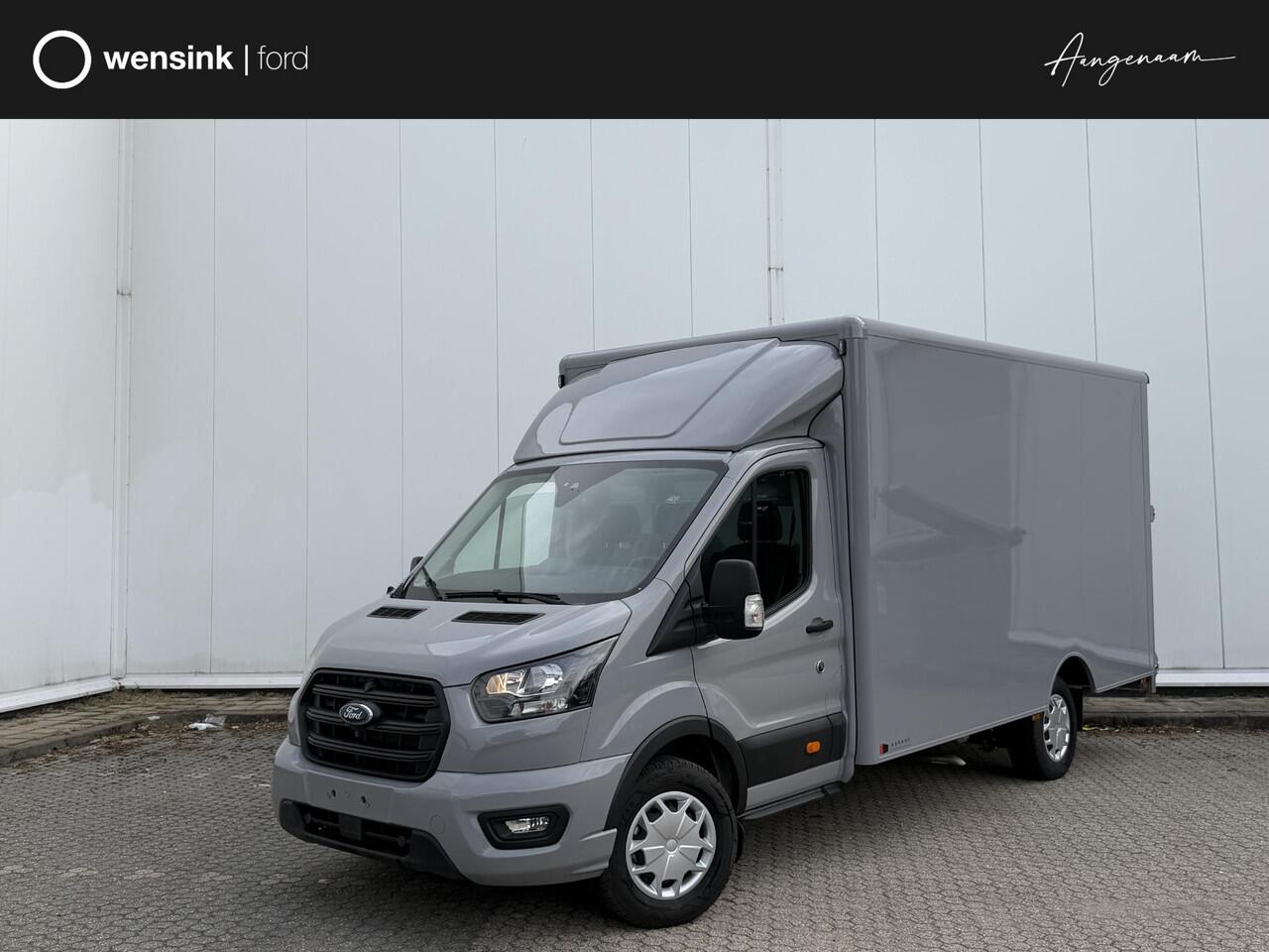 Ford TRANSIT 350 2.0 TDCI L4H1 Trend Bakwagen | Uit voorraad leverbaar | Karhof Gesloten bak + Overloopklep Kenteken 2024 | Bluetooth | Cruise Control | Voorruitverwarming | Laadvermogen 1200KG + |