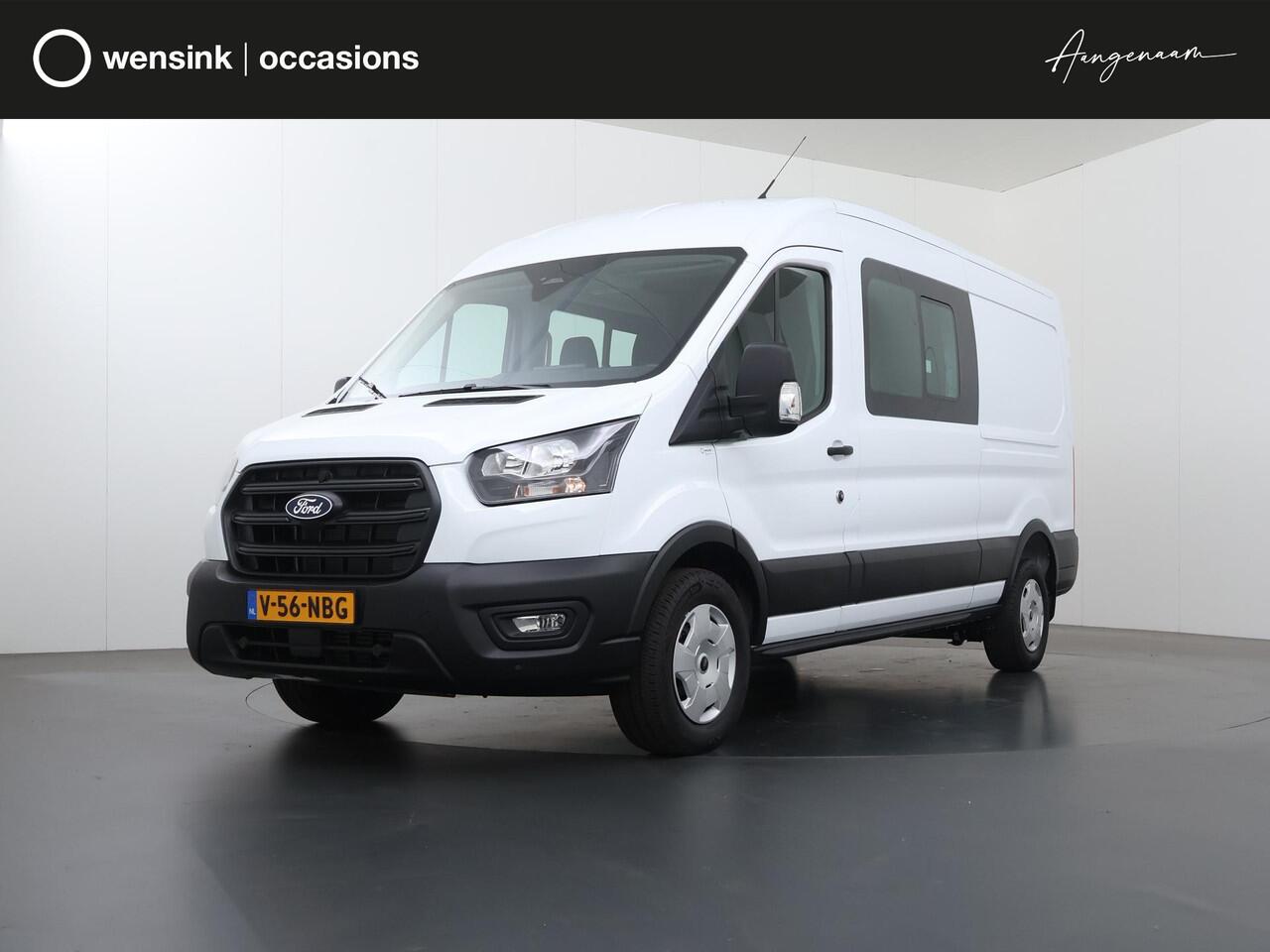 Ford TRANSIT 350 | 2.0 TDCI | L3 H2 | DUBBEL CABINE | TREND | TREKHAAK 2800 KG AHW | CLIMATE CONTROL | PARKEERSENSOREN V+A | CRUISE CONTROL | BIJRIJDERSBANK | LAADRUIMTE PAKKET | APPLE CARPLAY / ANDROID AUTO | STOEVERWARMING | CAMERA