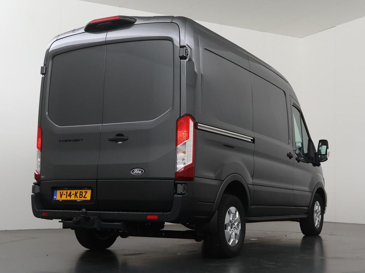 Ford TRANSIT 350 2.0 TDCI | L2 H2 | AUT. | 165 PK | LIMITED | 2-ZITS | 360 GRADEN CAMERA | LAADRUIMTE PAKKET | ADAPTIVE CRUISE | APPLE CARPLAY / ANDROID AUTO | DODEHOEK DETECTIE | BI-XENON | METALLIC | TREKAAK 2800 KG AHW