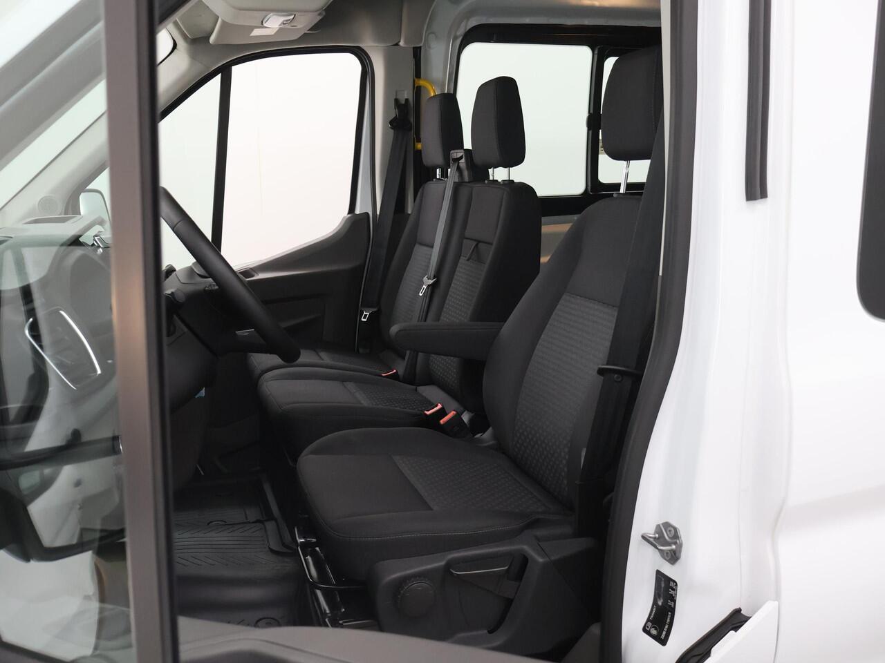 Ford TRANSIT 350 | 2.0 TDCI | L3 H2 | TREND | DUBBEL CABINE | 6-ZITS | CAMERA | VOORRUITVERWARMING | TREKHAAK 2500 KG AHW | AIRCO | CARPLAY ANDROID AUTO | CRUISE CONTROL | LAADRUIMTE PAKKET