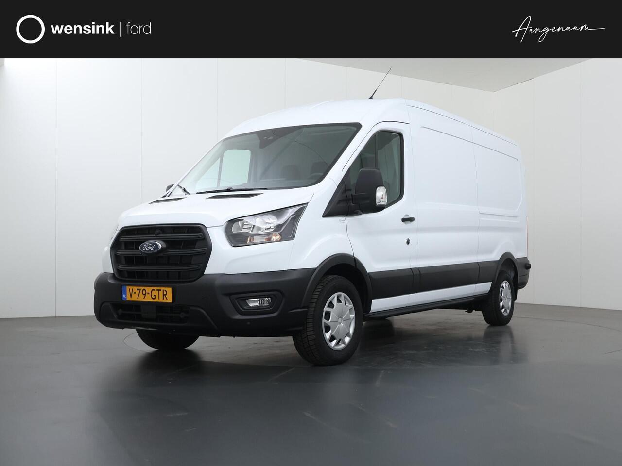 Ford TRANSIT 350 | 2.0 TDCI | L3 H2 | Trend | TREKHAAK 2500 KG AHW | CLIMATE CONTROL | NAVIGATIE | PARKEERSENSOREN V+A | CRUISE CONTROL | BIJRIJDERSBANK | LAADRUIMTE PAKKET | APPLE CARPLAY / ANDROID AUTO | STOEVERWARMING