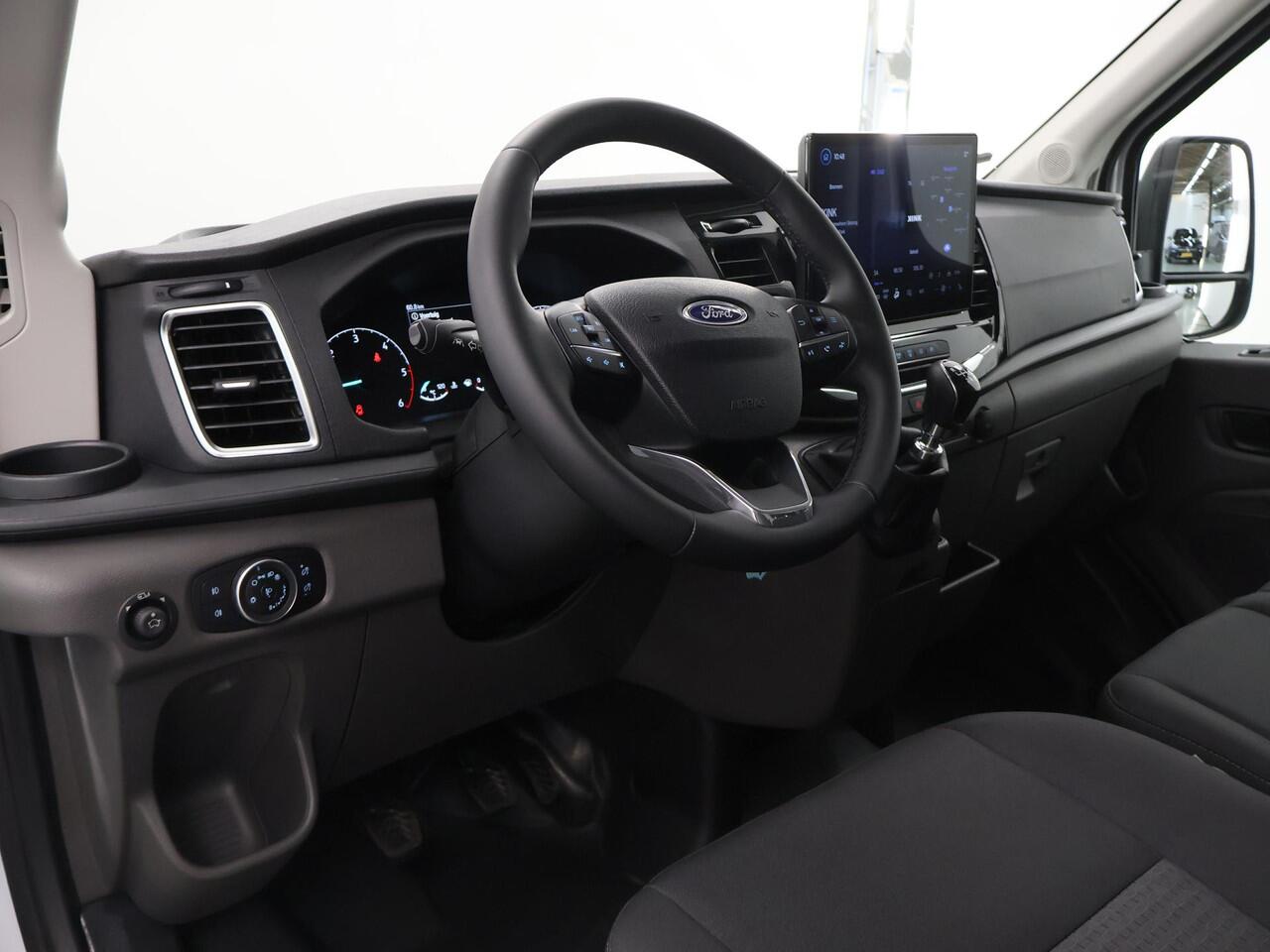 Ford TRANSIT 350 | 2.0 TDCI | L3 H2 | TREND | TREKHAAK 2500 KG AHW | CLIMATE CONTROL | NAVIGATIE | PARKEERSENSOREN V+A | CRUISE CONTROL | BIJRIJDERSBANK | LAADRUIMTE PAKKET | APPLE CARPLAY / ANDROID AUTO | STOEVERWARMING