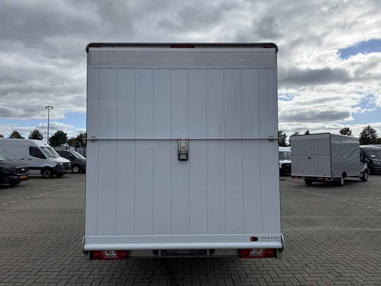 Ford TRANSIT 350 2.0 TDCI | L4 H1 | TREND | BAKWAGEN KARHOF GESLOTEN BAK INCL. OVERLOOP KLEP | UIT VOORRAAD LEVERBAAR | KENTEKEN 2024 | 170 PK | AIRCO | CRUISE CONTROL | DAB+ | LANE-ASSIT | 3-ZITS