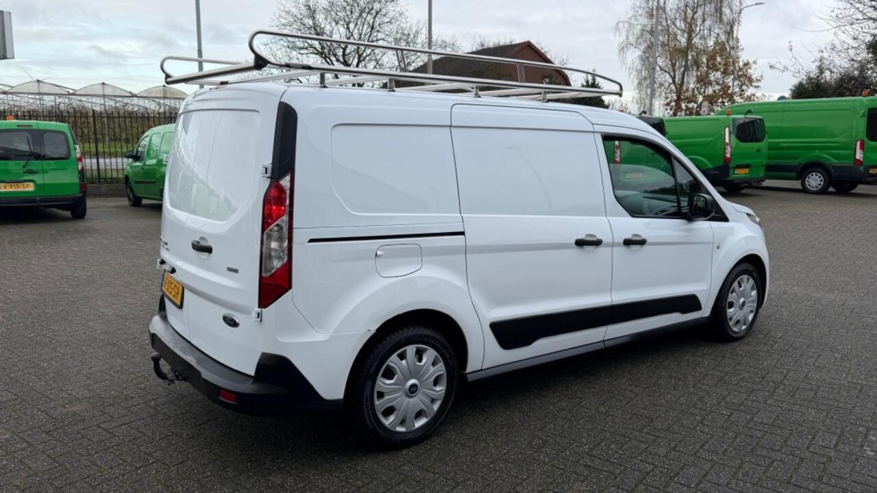 Ford TRANSIT CONNECT 1.5 TDCI 74KW 100PK L2 MAXI EURO 6 RVS IMPERIAAL/ AIRCO/ CRUISE CONTROL/ TREKHAAK/ 100% DEALERONDERHOUDEN