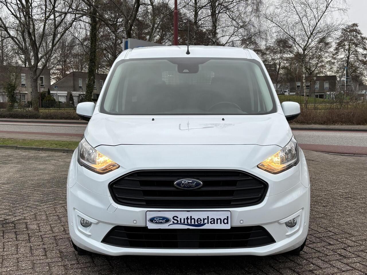 Ford TRANSIT CONNECT 1.5 EcoBlue L2 Limited | SCI | 100pk | Trekhaak | Dubbele Zijschuifdeur! | Stoelverwarming | Houten Laadvloer | 16" LMV | All Season banden