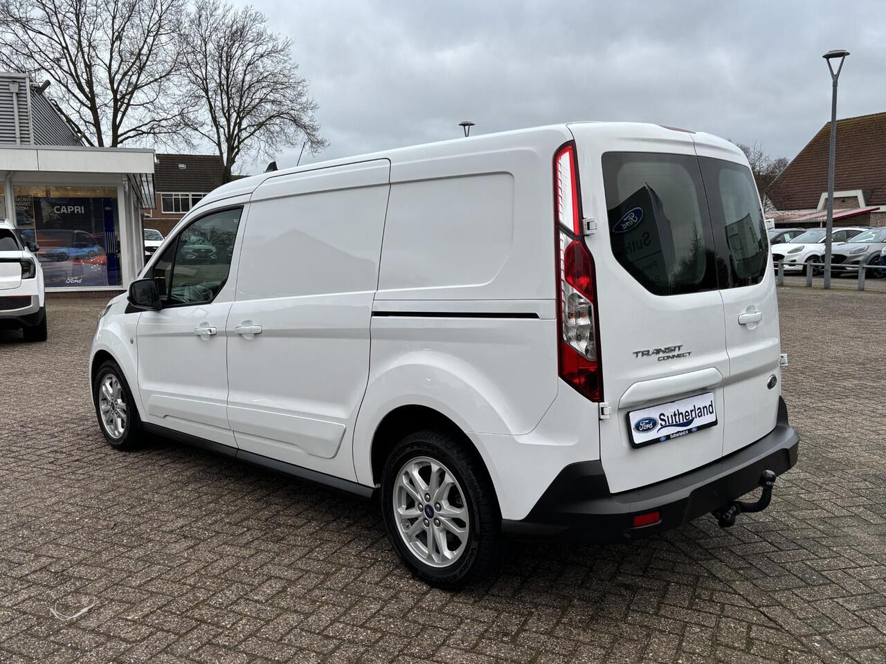 Ford TRANSIT CONNECT 1.5 EcoBlue L2 Limited | SCI | 100pk | Trekhaak | Dubbele Zijschuifdeur! | Stoelverwarming | Houten Laadvloer | 16" LMV | All Season banden