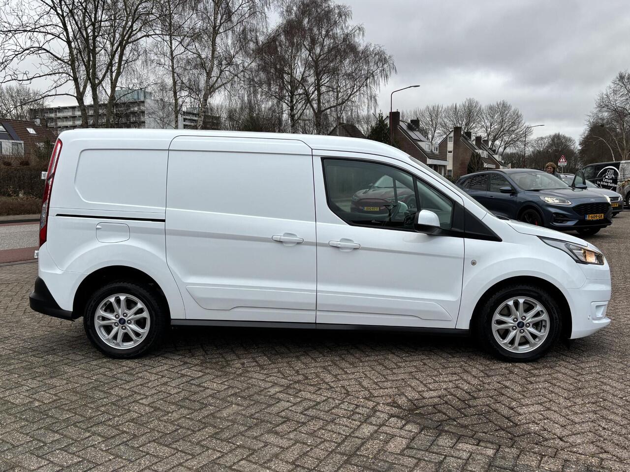 Ford TRANSIT CONNECT 1.5 EcoBlue L2 Limited | SCI | 100pk | Trekhaak | Dubbele Zijschuifdeur! | Stoelverwarming | Houten Laadvloer | 16" LMV | All Season banden